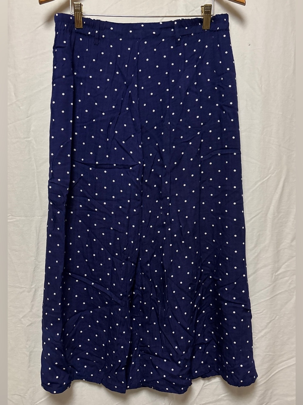 2000’s The Line blue polka dot maxi skirt